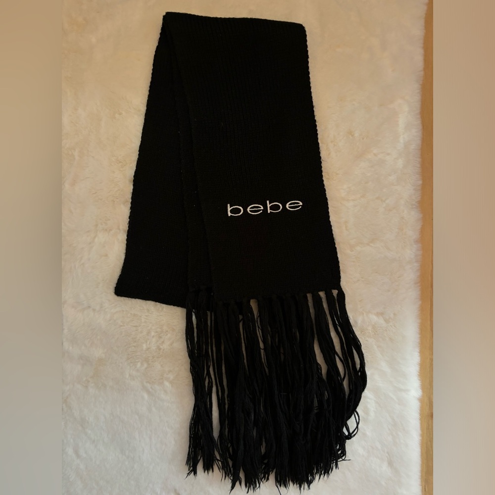 BEBE black scarf